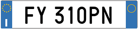 Truck License Plate